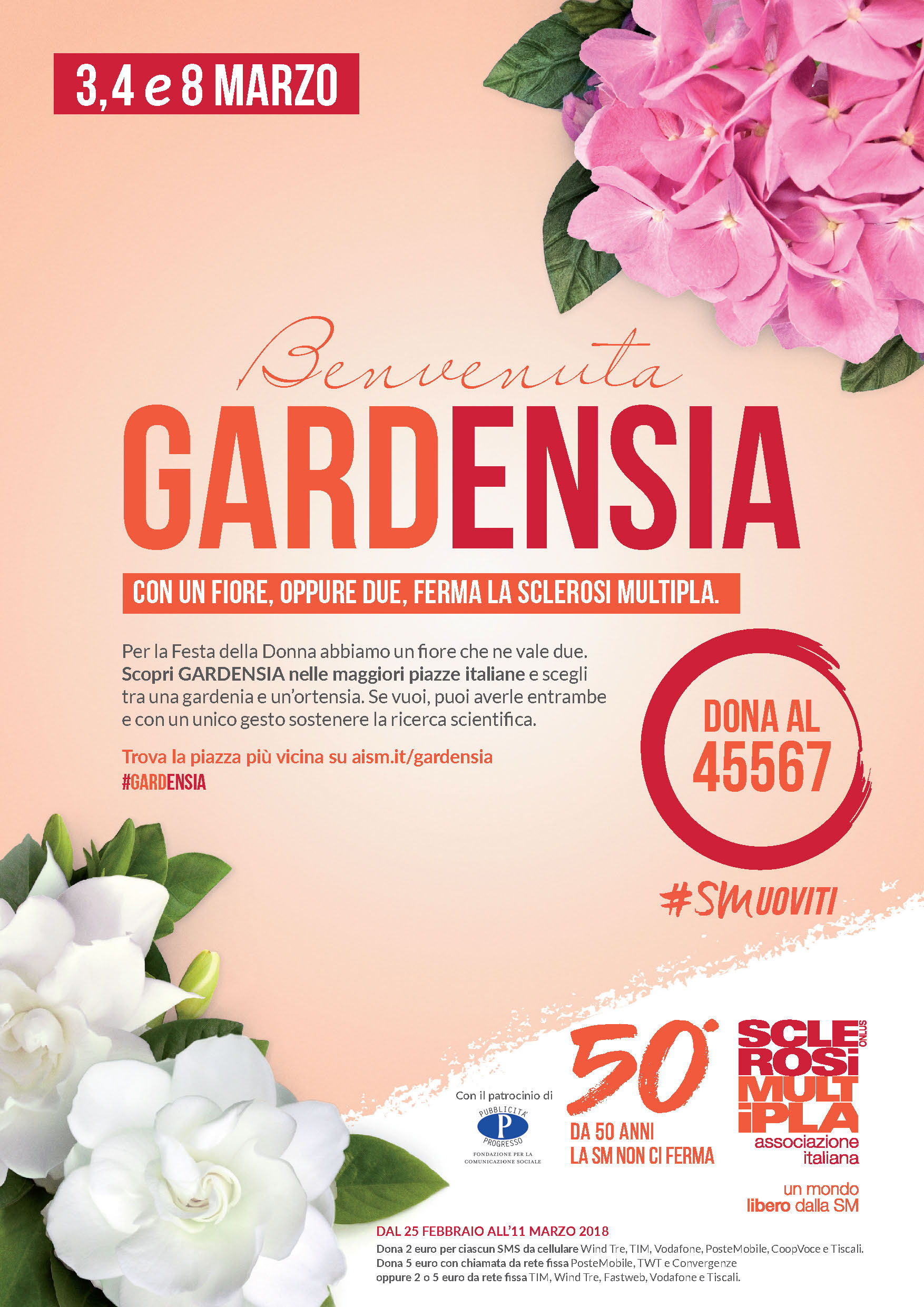 Gardenia e Ortensia AISM